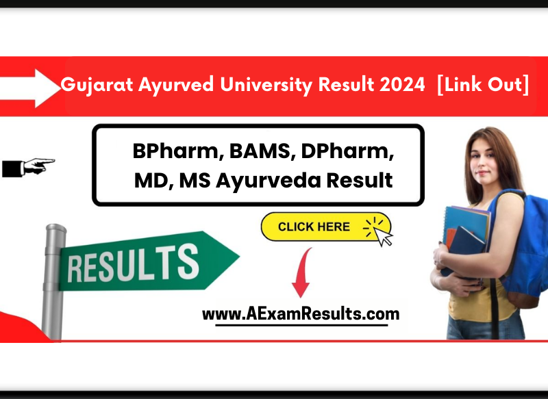 Ayurveduniversity.edu.in Result 2024 Gujarat