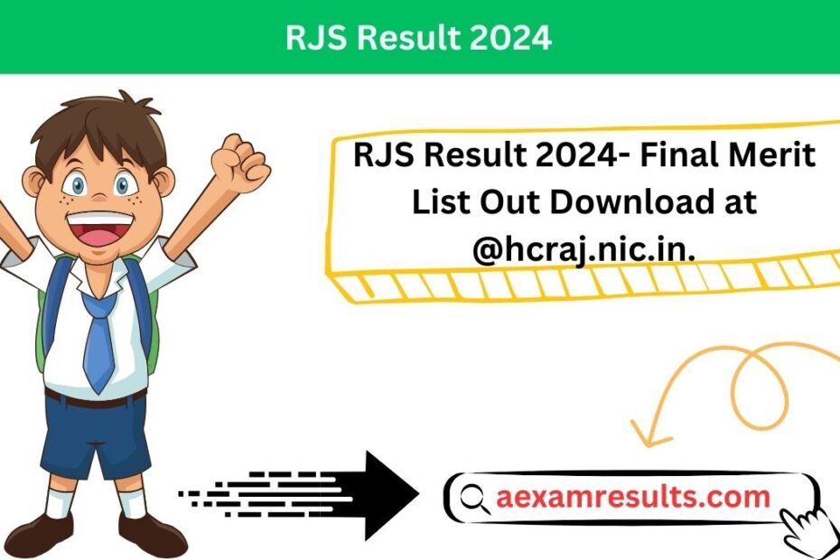 RJS Result 2024- Final Merit List Out Download at @hcraj.nic.in.